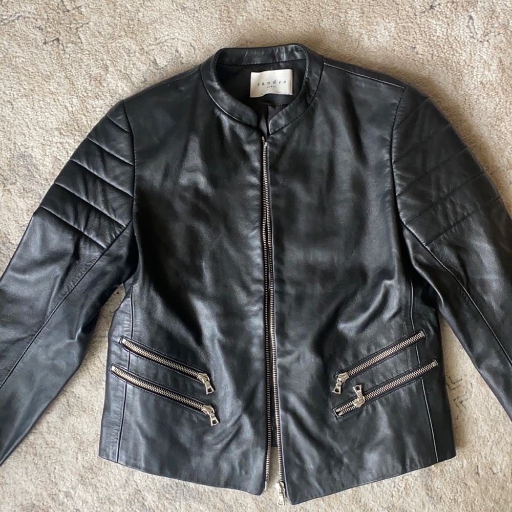 Sandro Paris leather jacket